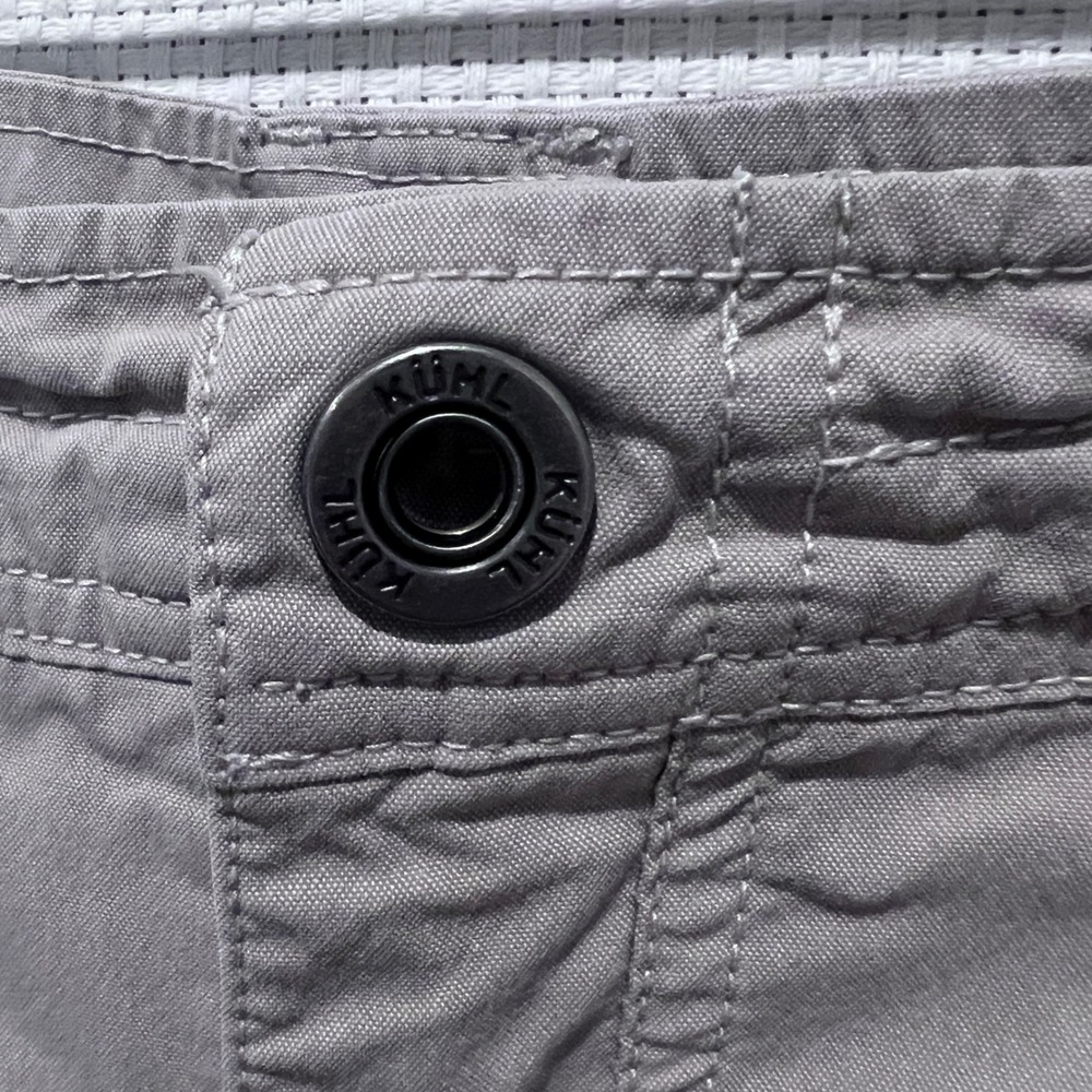 Kuhl Womens Gray Cargo Hiking Shorts Outdoor Utility Pockets Size 8 - Picture 6 of 10